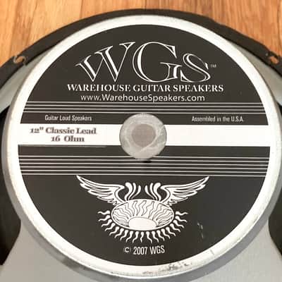 WGS Classic British Lead 80W 16 Ohm 12" Guitar Speaker image 3