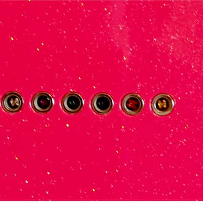 Leo Jaymz Elite Series "Popcaster" Electric Guitar - Sparkle Pink image 11