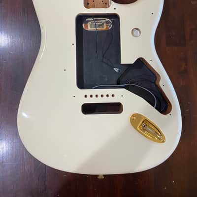 Fender Blacktop HHH Mahogany Strat Body w/ hardware image 1