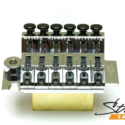 Graph Tech PS-0080-C0 LB63 Floyd Rose-Style Locking Bridge w/ String Saver Saddles