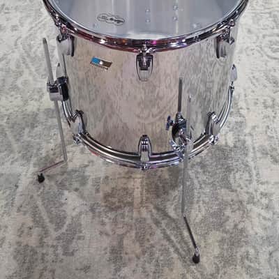 Limited Edition 50th Anniversary Ludwig 18" Stainless Steel Floor Tom image 3