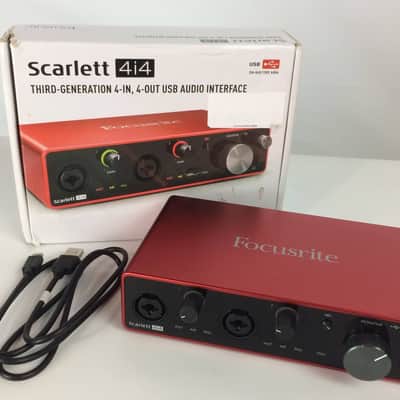 Focusrite Scarlett 4i4 3rd Gen USB Recording Interface | Reverb
