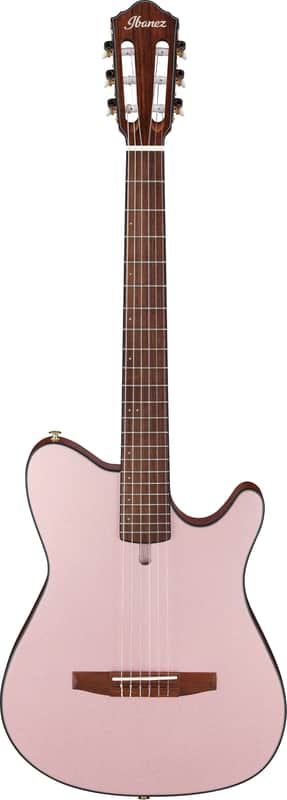 Ibanez FRH10N Acoustic Electric Nylon Guitar Rose Gold Metallic image 1