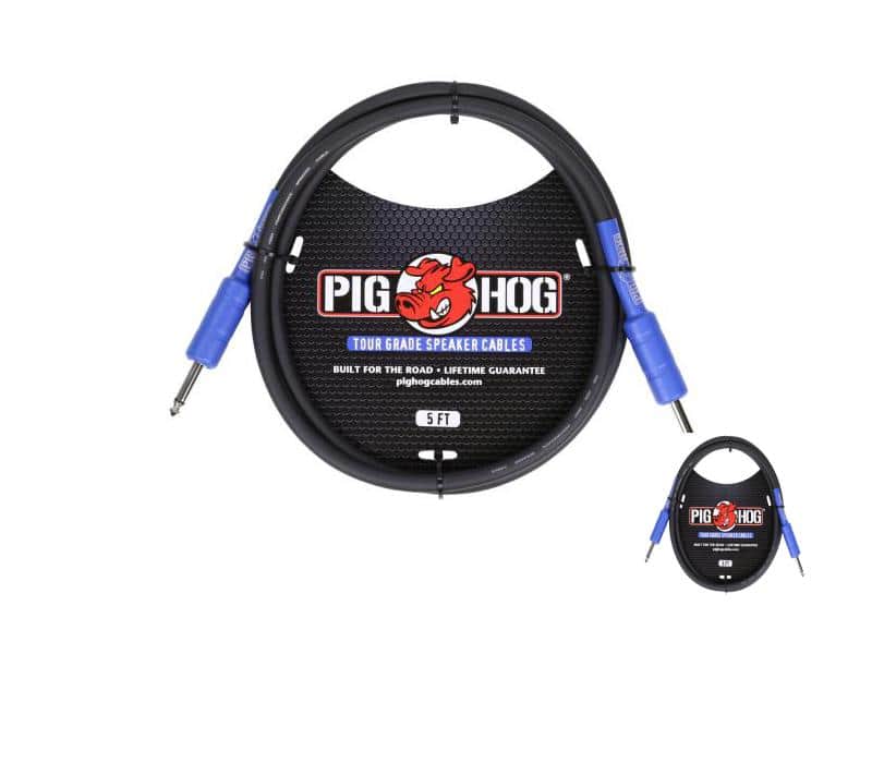 Pig Hog PHSC5 9.2mm Gauge Wire Speaker Cable, 5 Ft - New image 1