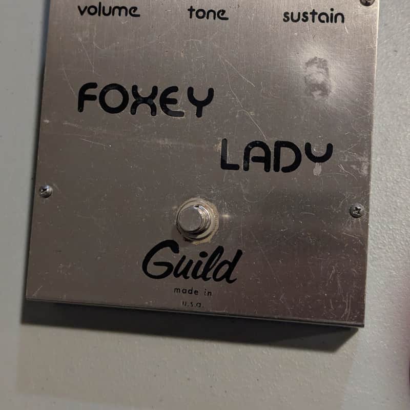 1970s Guild Foxey Lady 3-Knob Fuzz Silver