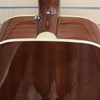 Epiphone DR-212 2000s - Natural wood finish image 9
