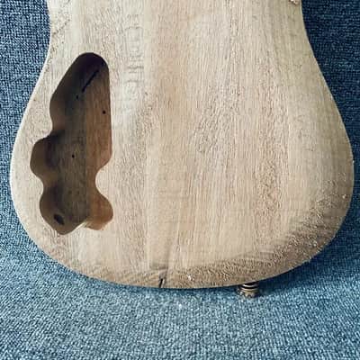Mahogany Double Cut Guitar Body with Dual Humbucker Routing image 4