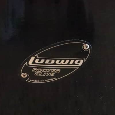Ludwig 11x13 Rocker Elite Rack Tom Drum Black image 2