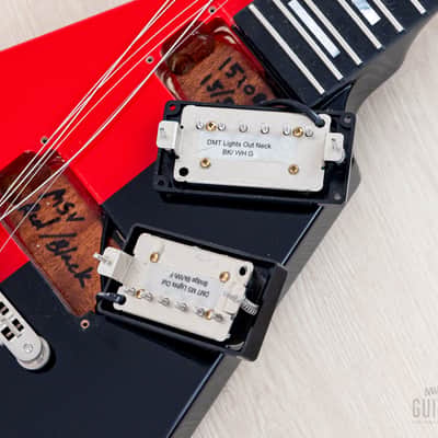 2015 Dean Custom Shop USA Michael Schenker Red Black Flying V, Signed 1 of 50 w/ Case, CoA, Tags image 15