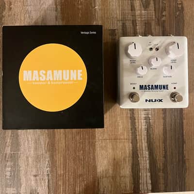 NuX NBK-5 Masamune Booster and Kompressor 2010s - White image 1