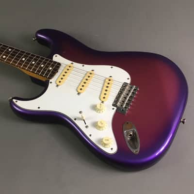 LEFTY! Vintage Fender Stratocaster 1987 Purple Haze Sunburst Metallic Rare Strat Guitar Relic Kuwabara 7.2 lb HSC image 12
