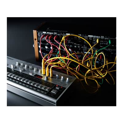 Roland Boutique Compact Modular Friendly Solid Metal Top Drum Machine with Advanced Sequencer, Five Trigger Outputs, One Trigger Input, and Color-Matched Case (Silver) image 8