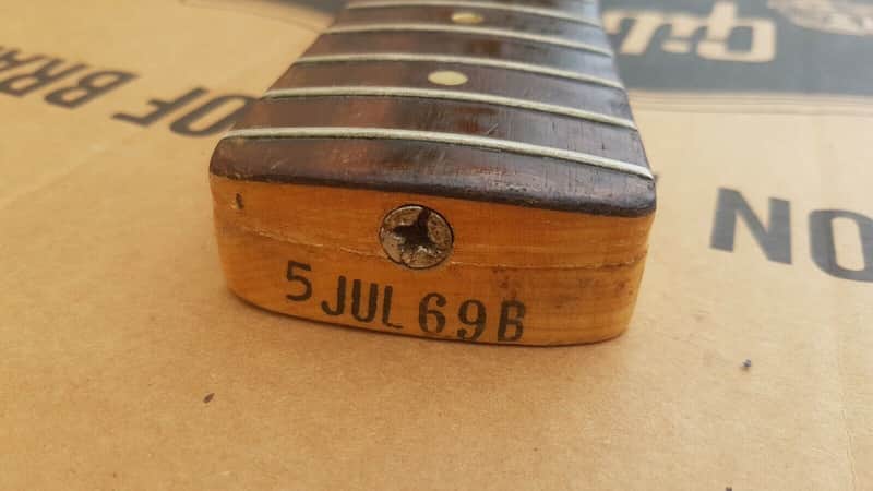 1969 FENDER PRECISION BASS NECK USA image 1