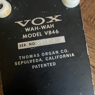 Vox Wah wah v846 1977 image 4
