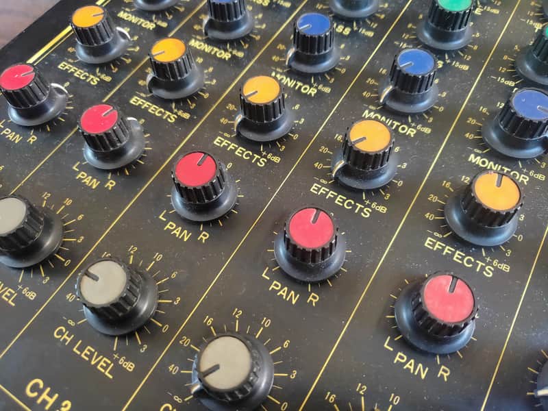 1980's Maxon RM60 Channel Stereo Vintage Mixer | Reverb