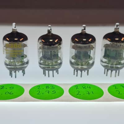 8 x Vintage 6386 Variable Mu Tubes for Fairchild 670/660 (SET A) image 4