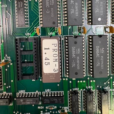 Oberheim PROMMER Prommer with clean 27C64 EPROMS! Mid 80’s - Blue image 14