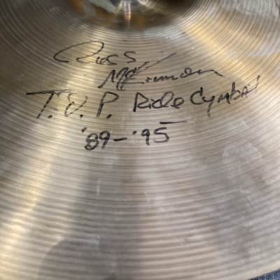 Russ McKinnon's, Tower of Power, Sabian - 20" HH (?) Ride Cymbal 2710g, SIGNED!! 1988-1989 image 3