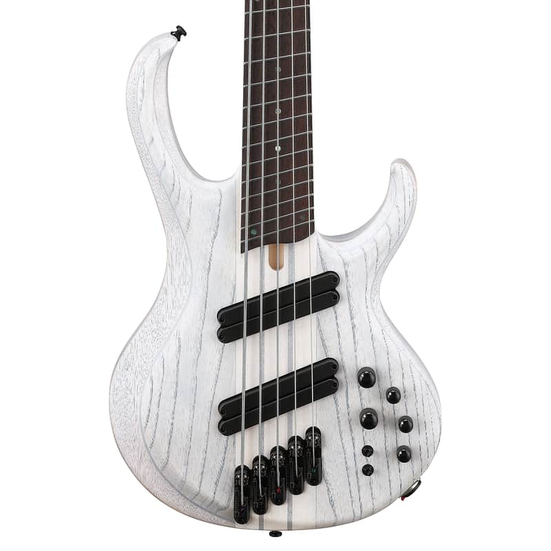 Used Ibanez BTB865MSTWF BTB Bass Workshop 5-Str - Transparent White Flat image 1