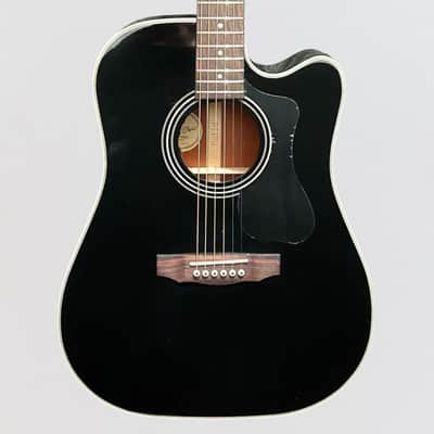 Guild D-140CE Dreadnought Acoustic Electric Guitar - Black image 1