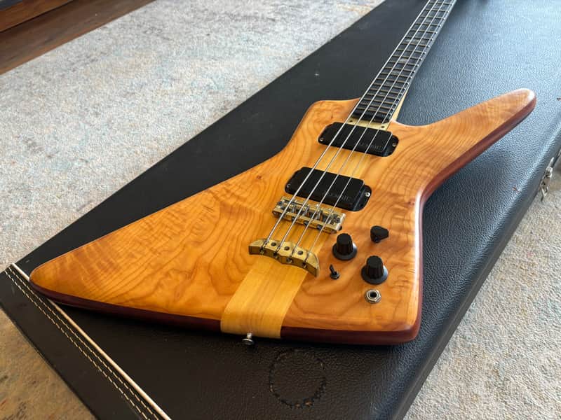 Alembic Spoiler Exploiter 4 string Bass guitar 1984 - Maple w OHSC image 1