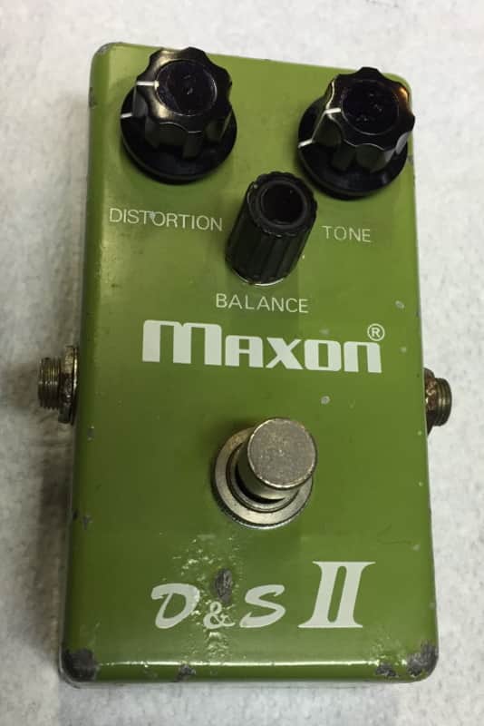 Maxon D&S II Distorton and Sustainer 1978 Green image 1