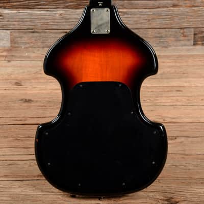Supro Violin Bass Sunburst 1960s image 3