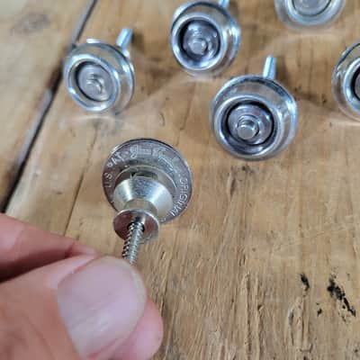 Dunlop Straplocks 3 complete pair - Nickel image 3