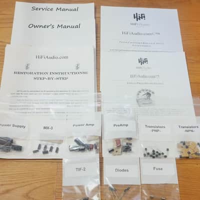 KLH model 24 restoration kit filter capacitor repair rebuild fix image 1
