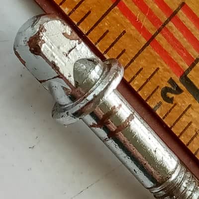 Ludwig 2 5/16"T-Rod 1 3/4"Threading Snare/Floor Tom Drum 12-24 Tension Chrome60s image 2