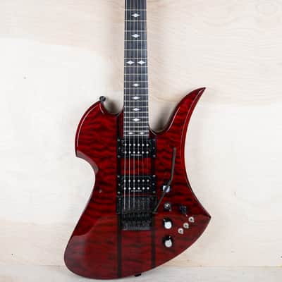 B.C. Rich Mockingbird ST 2011 Trans Red w/ Hard Case image 5