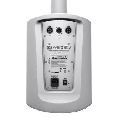 LD Systems MAUI 5 Go Ultra-Portable Battery-Powered Column PA System in White image 6