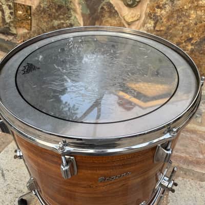 Vintage Rogers KOA 18x16 Script Badge Power Tone Floor Tom Drum image 8