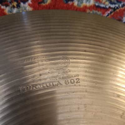 Paiste Formula 602 Hi Hat 13" Pre Serial 60's image 4