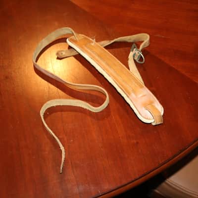vintage Leather Guitar Strap 50'/60's - Brown image 2