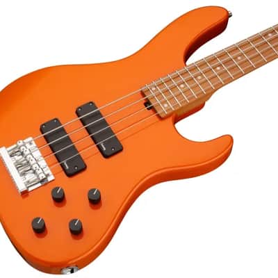 Sadowsky MetroExpress 24-Fret Modern Bass, Roasted Maple Fingerboard, 4-String - Solid Candy Apple Orange Metallic High Polish image 1