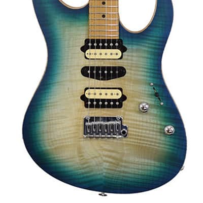 Suhr Modern Satin Flame LTD Island Burst RM image 1