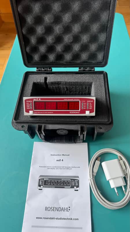 Rosendahl Mif4 Pro MIDI time code interface image 1