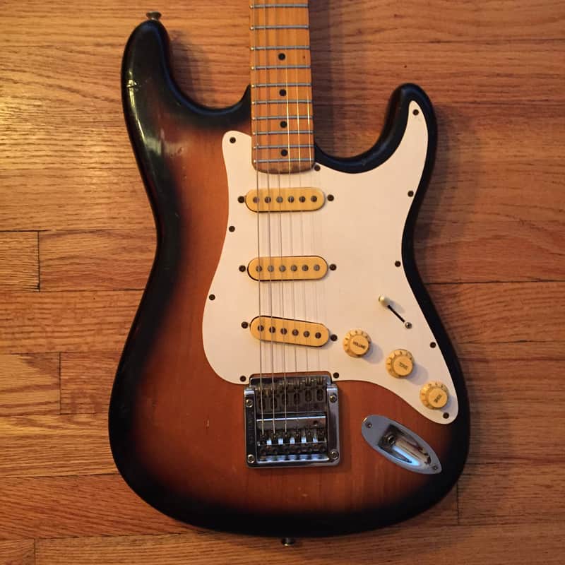 Cort Stratocaster 80's Sunburst Road Worn Relic W Accutune Tremolo MIK image 1