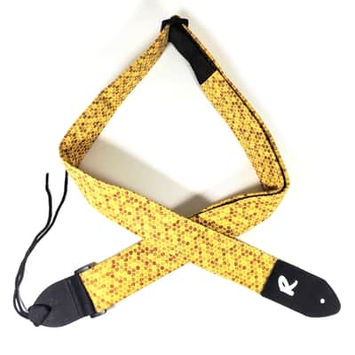 Honey Comb Guitar Strap - Bee Honey Comb Guitar Strap - Bee Guitar Strap -Double Padded for Comfort - Universal Guitar Strap image 3