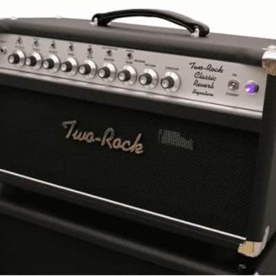 Two Rock Classic Reverb Signature Head & 2x12 Cab Black Bronco / Silver Chassis image 2