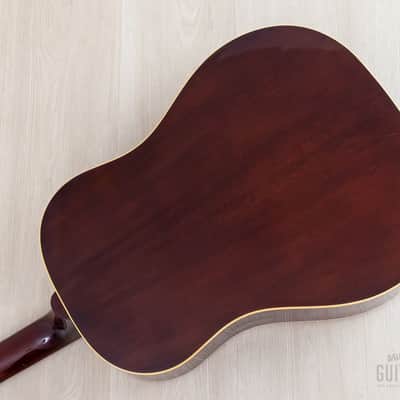 2009 Gibson J-45 ADJ Dreadnought Acoustic Guitar Transparent Orange w/ Case image 17