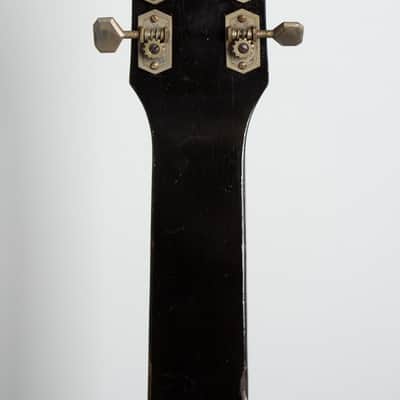 Unlabelled Lap Steel Electric Guitar, made by Harmony (1939), black gig bag case. image 6