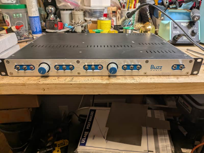 Buzz Audio MA-2.2 Microphone Preamp 2001 - Silver/Blue image 1