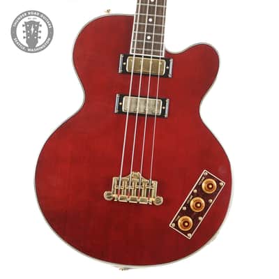2006 Epiphone Allen Woody Rumblekat Bass Cherry image 1