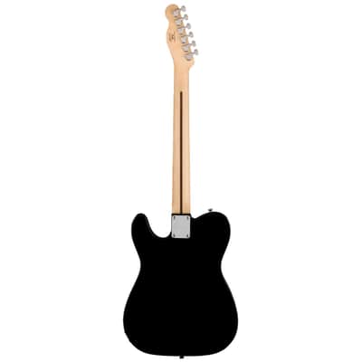 Used Squier Sonic Telecaster - Black w/ Maple FB image 8