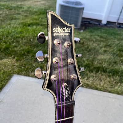 Schecter Hellraiser Hybrid PT 2016 - Present - Trans Black Burst image 2