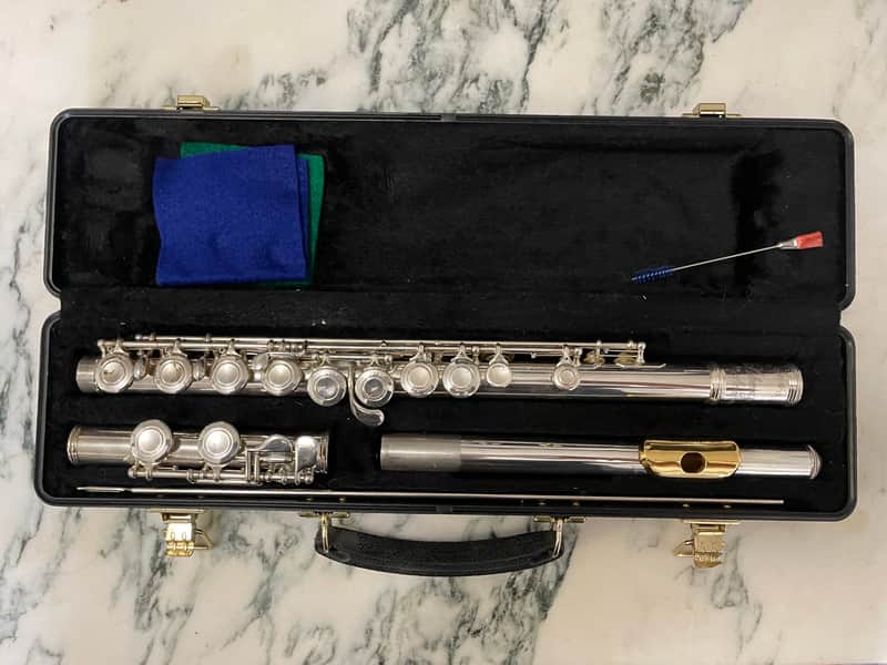 Armstrong Flute Liberty Silverplate with gold lip plate image 1