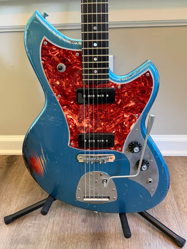 Novo Serus J Lake Placid Blue Over '64 3-Tone Burst image 1