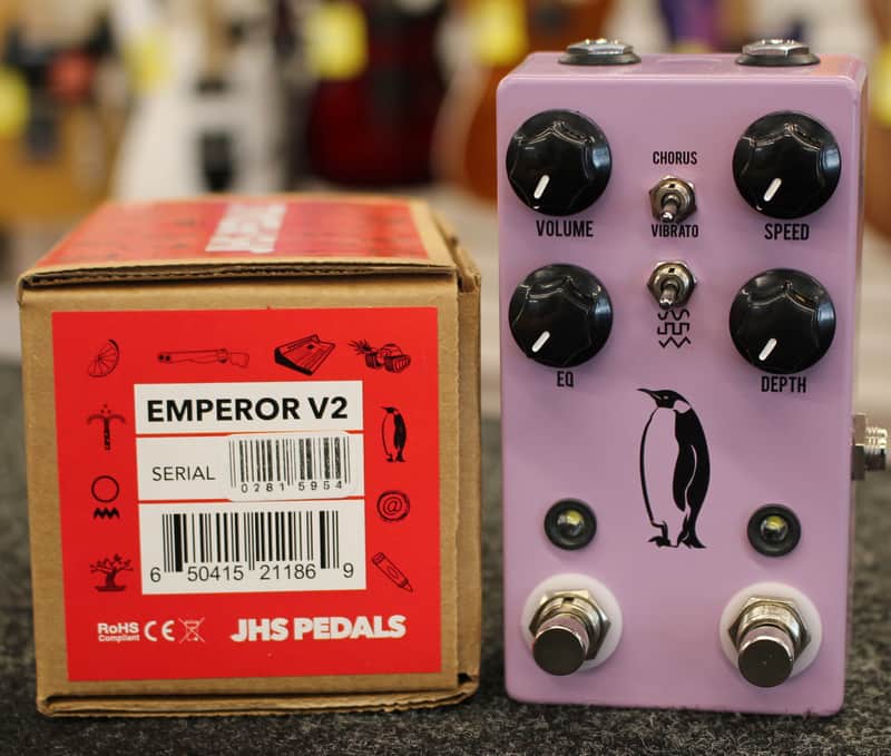 JHS Pedals Emperor V2 Chorus/Vibrato Guitar Effects Pedal w/Box image 1